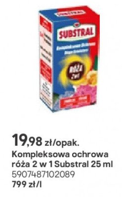 Kompleksowa ochrona róża 2 w 1 Substral 25 ml promocja w Castorama