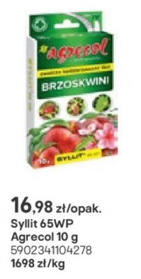 środek grzybobójczy Syllit 65WP Agrecol 10 g promocja w Castorama