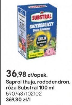 środek grzybobójczy Saprol thuja, rododendron, róża Substral 100 ml promocja w Castorama