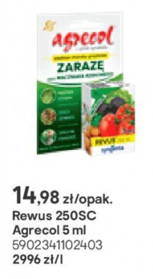 Środek grzybobójczy Rewus 250SC Agrecol  promocja w Castorama