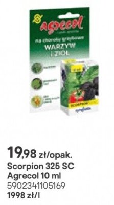 środek grzybobójczy Scorpion 325 SC Agrecol 10 ml promocja w Castorama