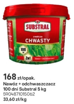nawóz + odchwaszczacz 100 dni Substral 5 kg promocja w Castorama