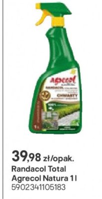 Środek chwastobójczy Randacol Total Agrecol Natura 1 l promocja w Castorama