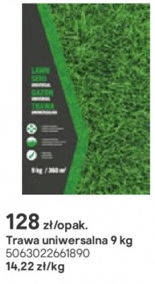 trawa uniwersalna 9 kg promocja w Castorama