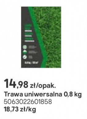 Trawa uniwersalna 0,8 kg promocja w Castorama