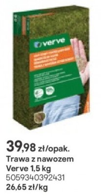 Trawa z nawozem Verve 1,5 kg promocja w Castorama