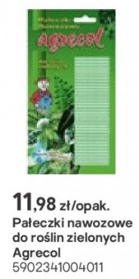 Pałeczki nawozowe do roślin zielonych  promocja w Castorama