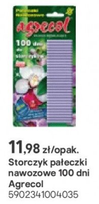 Storczyk - pałeczki nawozowe  promocja w Castorama