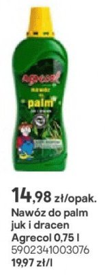 Nawóz do palm juk i dracen  promocja w Castorama