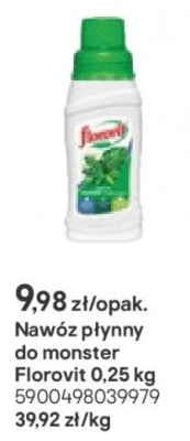 Nawóz płynny do monster 0,25 l promocja w Castorama