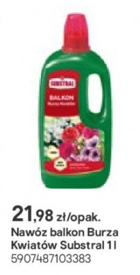 nawóz balkon Burza Kwiatów Substral 1 l promocja w Castorama
