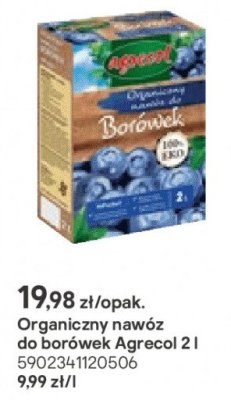 Organiczny nawóz do borówek promocja w Castorama
