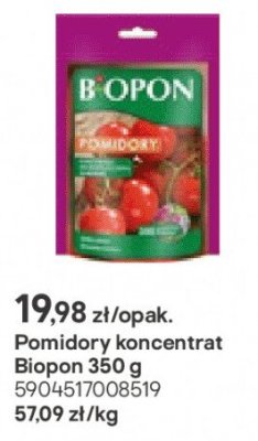 Koncentrat Biopon do pomidorów promocja w Castorama