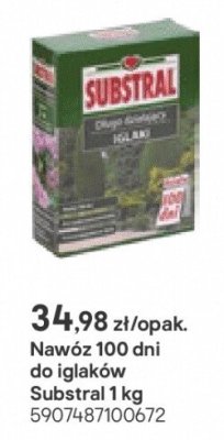nawóz 100 dni do iglaków Substral 1kg promocja w Castorama