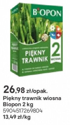Piękny trawnik wiosna 2kg promocja w Castorama