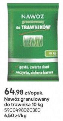 Nawóz granulowany do trawnika promocja w Castorama