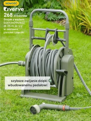 Stojak z wężem 25 m promocja w Castorama