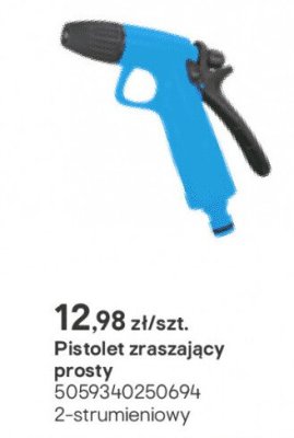 Pistolet zraszający prosty 2-strumieniowy promocja w Castorama