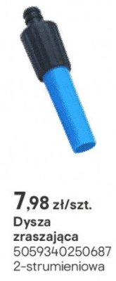 Dysza zraszająca 2-strumieniowa promocja w Castorama