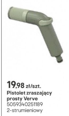 Pistolet zraszający prosty Verve 2-strumieniowy promocja w Castorama