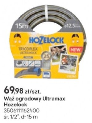 Wąż ogrodowy Ultramax dł. 15 m promocja w Castorama