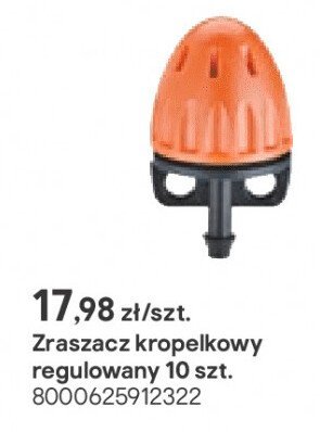 Zraszacz kropelkowy regulowany 10 szt. promocja w Castorama