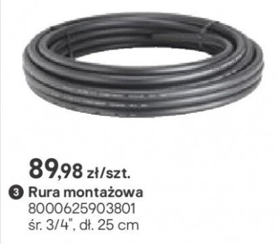 Rura montażowa, dł. 25 cm promocja w Castorama