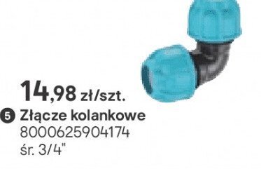Złącze kolankowe śr. 3/4" promocja w Castorama