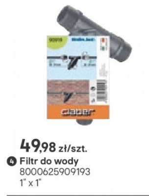 Filtr do wody 1" x 1" promocja w Castorama