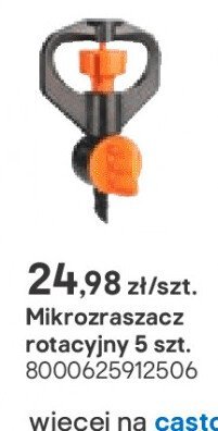 Mikrozraszacz rotacyjny 360° 10 szt. promocja w Castorama