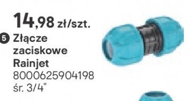 Złącze zaciskowe Rainjet śr. 3/4" promocja w Castorama