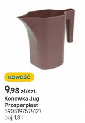 Konewka Jug Prosperplast 1.8l promocja w Castorama