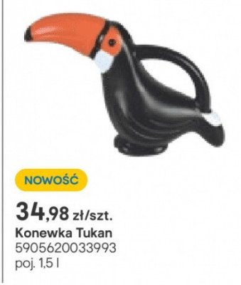 Konewka Tukan 1.5l promocja w Castorama