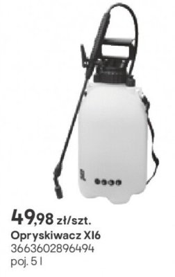Opryskiwacz XL6 5l promocja w Castorama