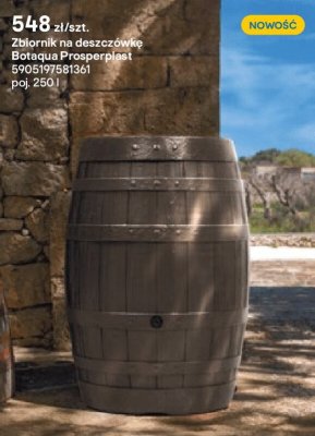 Zbiornik na deszczówkę Botaqua Prosperplast 250l promocja w Castorama
