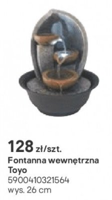 Fontanna wewnętrzna Toyo 26cm promocja w Castorama