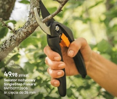 Sekator nożycowy SingleStep Fiskars promocja w Castorama
