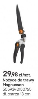 Nożyce do trawy Magnusson promocja w Castorama