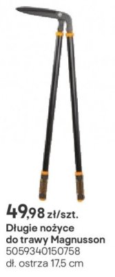 nożyce Długie nożyce do trawy Magnusson promocja w Castorama
