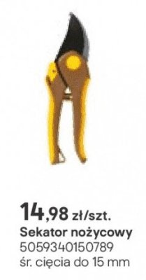 Sekator nożycowy promocja w Castorama