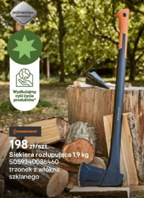 Siekiera rozłupująca - trzonek ze szklanego włókna promocja w Castorama