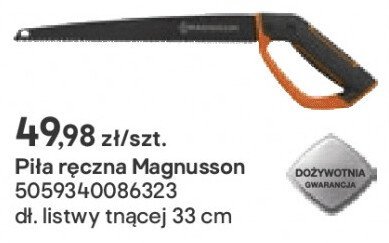 Piła ręczna Magnusson promocja w Castorama