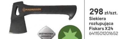 Siekiera rozłupująca Fiskars X24 promocja w Castorama