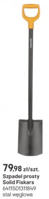 szpadel prosty Solid Fiskars promocja w Castorama