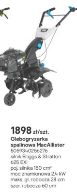 Glebogryzarka spalinowa MacAllister promocja w Castorama