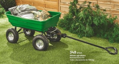 Wózek ogrodowy promocja w Castorama