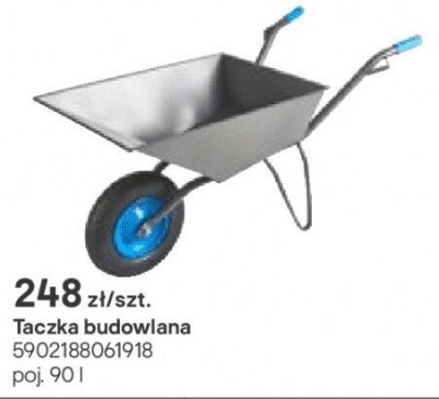 Taczka budowlana promocja w Castorama