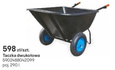 Taczka dwukołowa promocja w Castorama