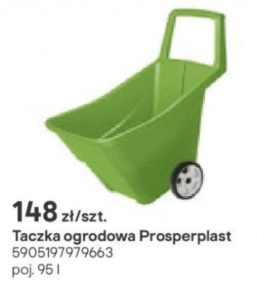 Taczka ogrodowa Prosperplast promocja w Castorama