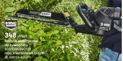 Nożyce elektryczne do żywopłotu MacAllister promocja w Castorama